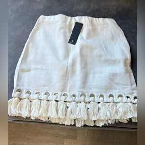 Lulu's Soft Cream skirt.